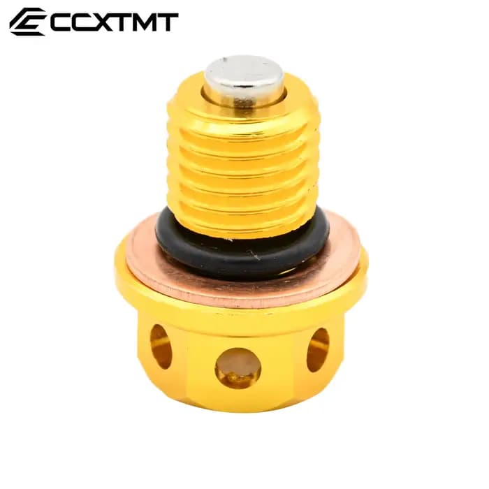 Boulon de bouchon de vidange d'huile magnétique pour moto