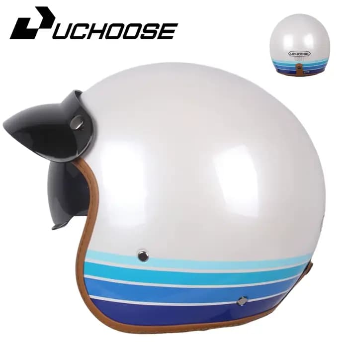 DOT Open Face Casco Moto for Harley Motorcycle Accessories Men