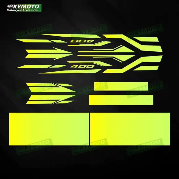 Kit réfléchissant de carénage d'accessoires de moto NINJA400 Ninja 400 2018 2019 2020 2021 2023