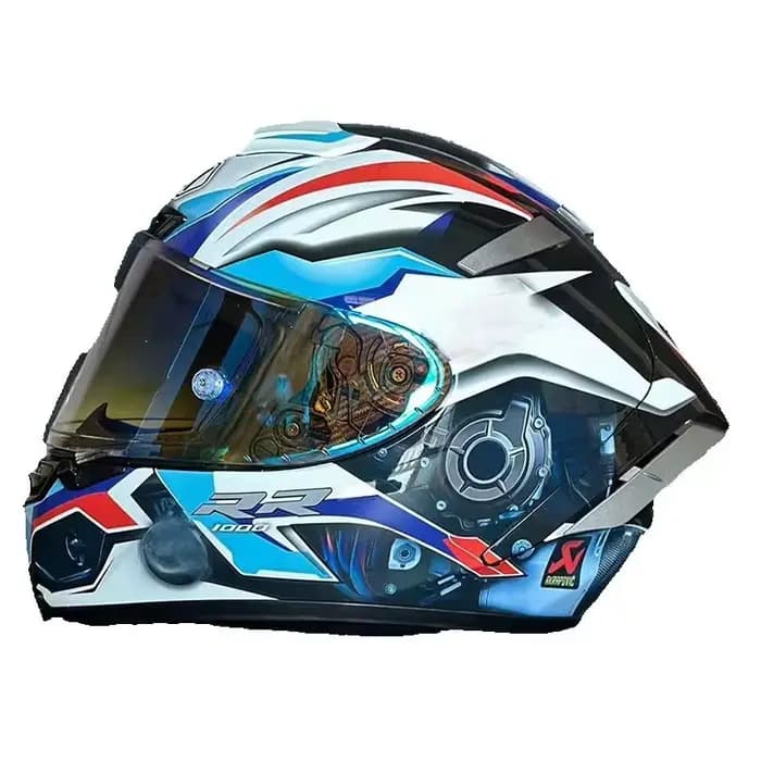 X14 bleu BMRR génération 2 casque intégral