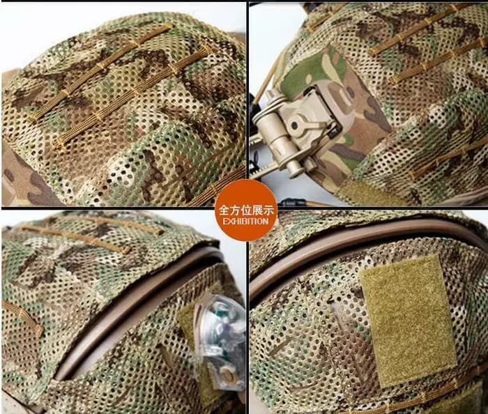 Housse de casque tactique (camouflage) pour casque AF AirFrame