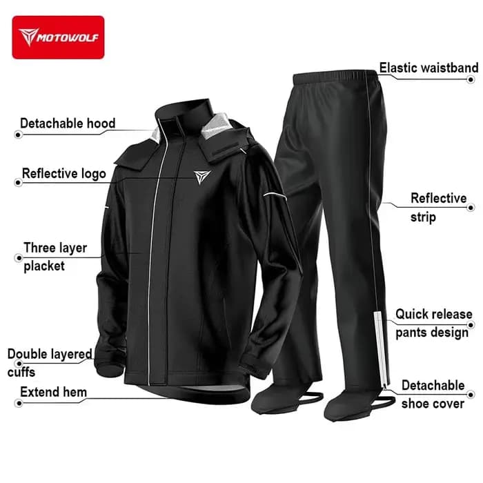 Veste de pluie moto manteau