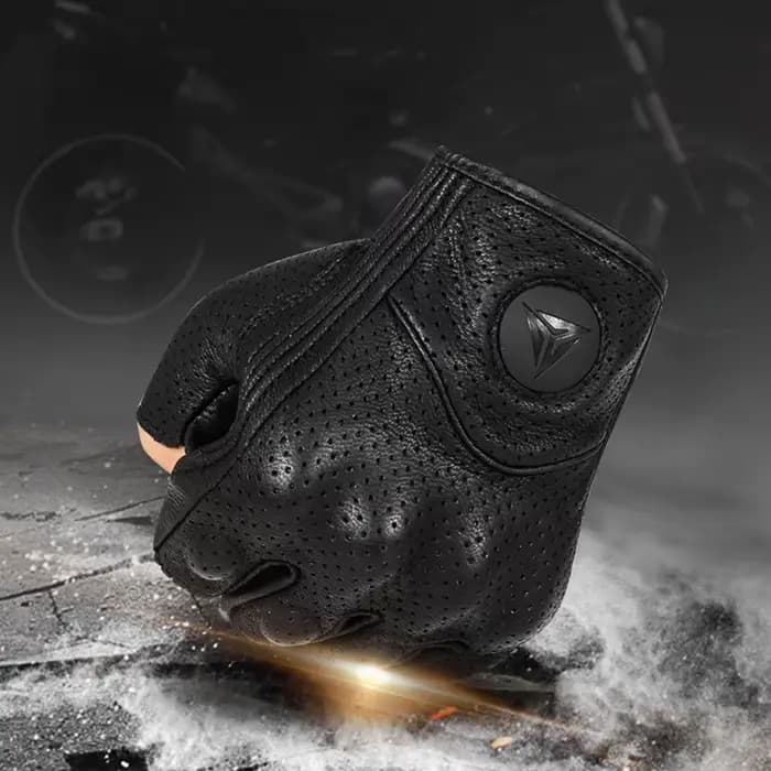 Gants de moto en cuir véritable pour BMW et HONDA