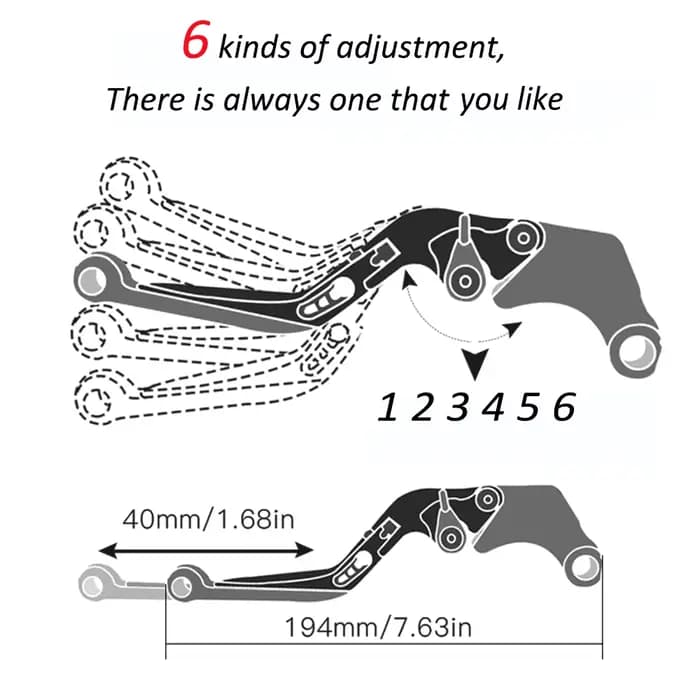 2024 nx 500 accessoires de moto pour Honda NX500 NX 500 2023-2025 leviers d'embrayage de frein guidon poignée barre poignées extrémités