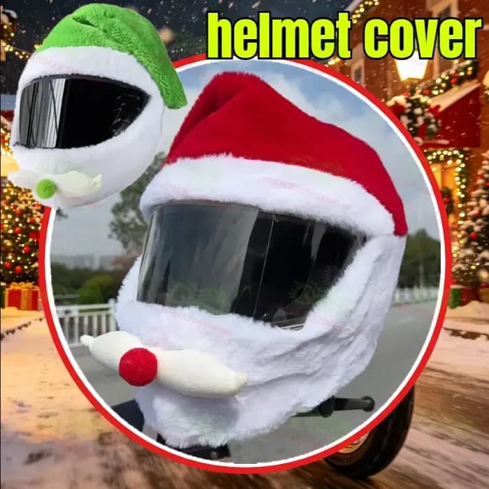 Housse de casque de moto Père Noël