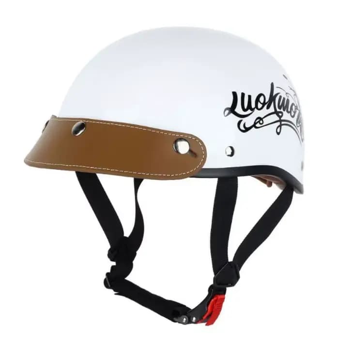 Casque de moto rétro pour homme et femme