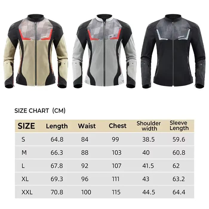 DUHAN veste de Moto femmes respirant maille