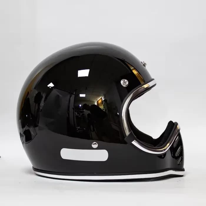 Casque de moto japonais rétro pointe de croisière