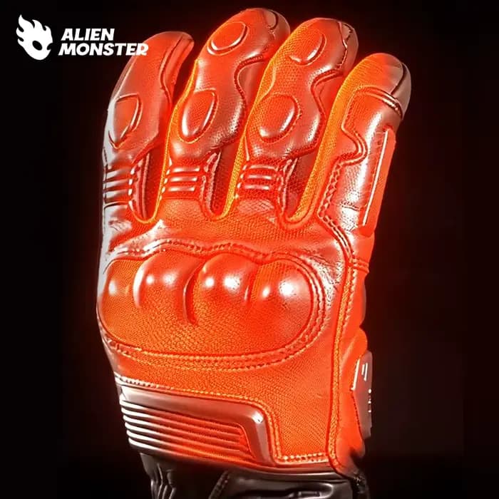 Gants de moto chauffants pour hommes