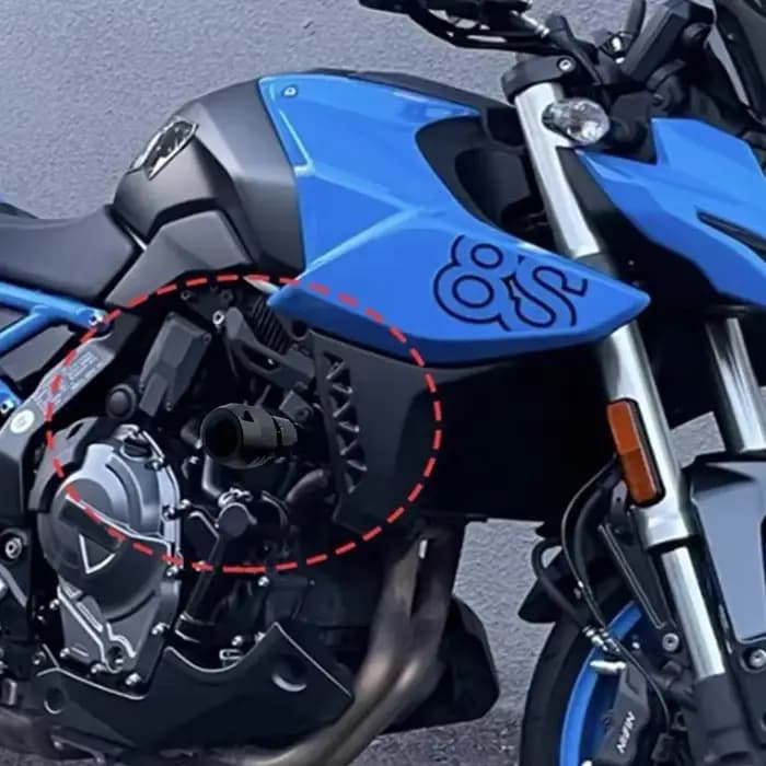 Pour Suzuki GSX-8S 2023-2024 accessoires cadre curseurs Protection contre les chutes Crash carénage moteur roue curseur