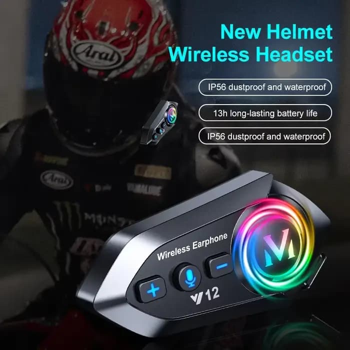 Casque de moto Bluetooth 5.4 Y12