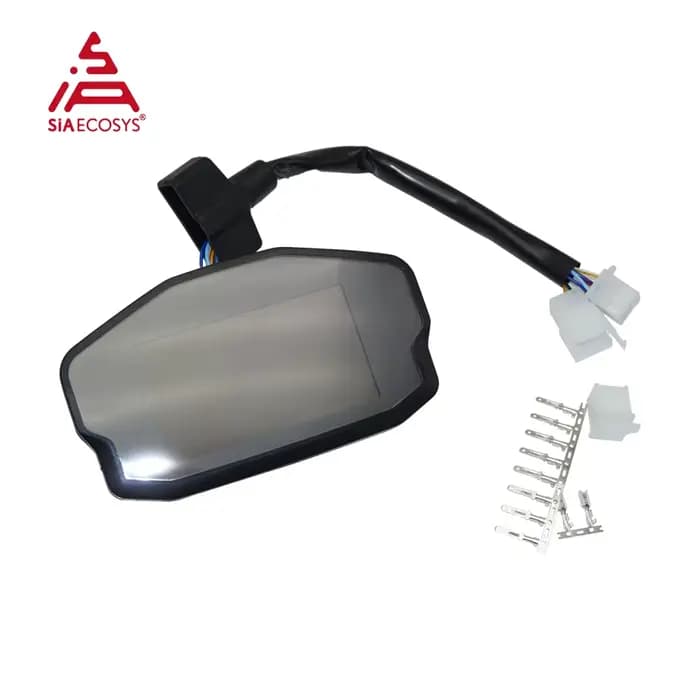 SIAECOSYS DKD écran LCD Scooter électrique moto DKD compteur de vitesse affichage numérique pour contrôleur Fardriver et VOTOL
