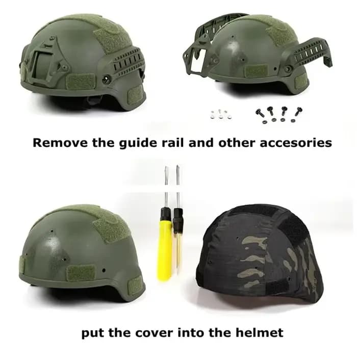 Housse de casque tactique