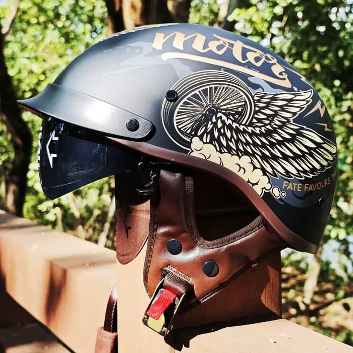 Casques de moto rétro pour hommes