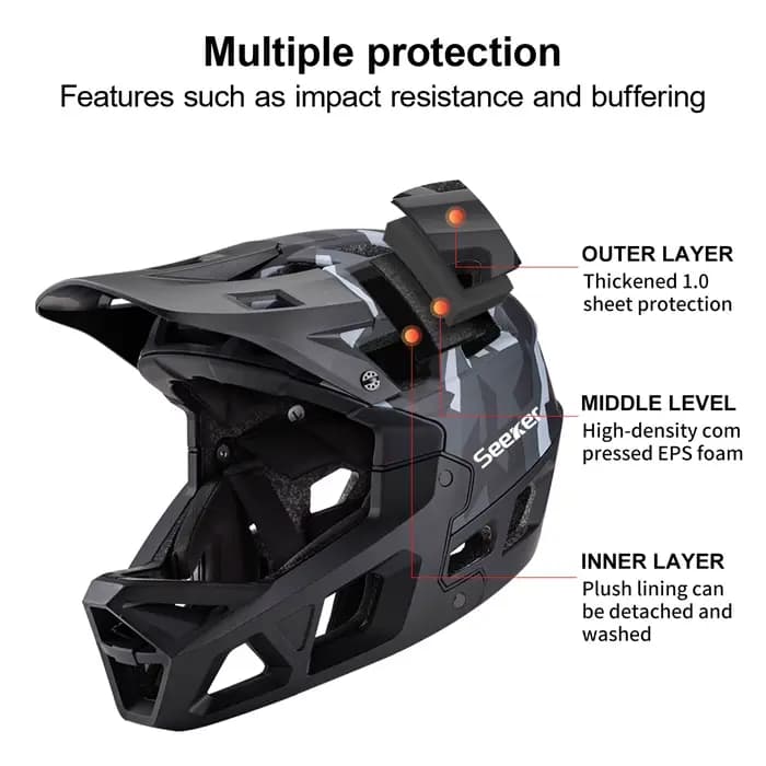 Casque de vélo de montagne Seeker