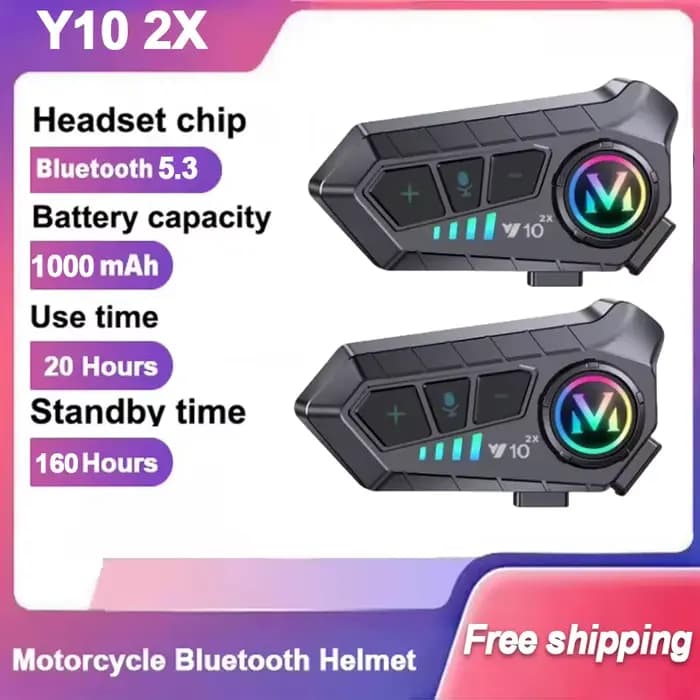 Casque d'intercom pour moto