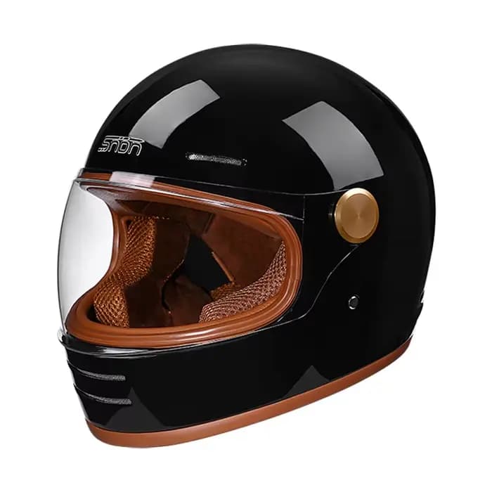 Casque ouvert vintage certifié DOT - Style rétro | Équitation d'été fraîche et confortable