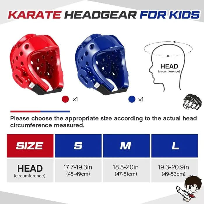 Casque de Taekwondo léger pour enfant, respirant, flexible, masque de combat pour arts martiaux, protection de tête robuste et portable, Taekwondo pour enfants