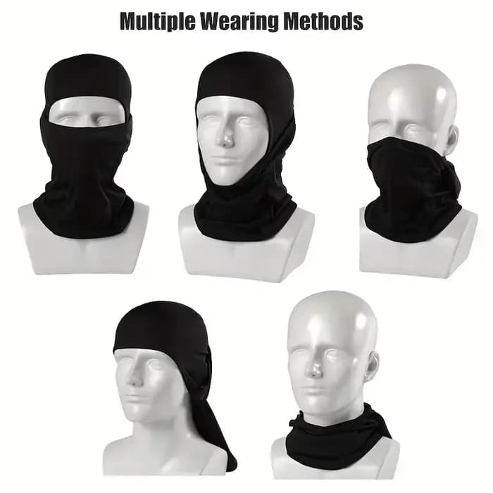 Cagoule tactique coupe-vent pour vélo