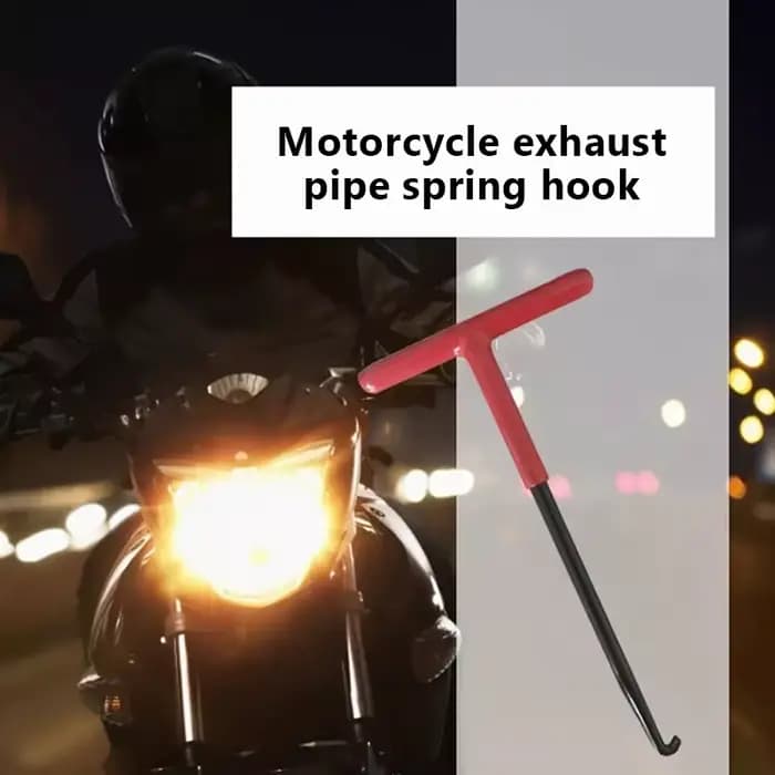 SEAMETAL 1pc outil d'extraction de ressort d'échappement moto crochets