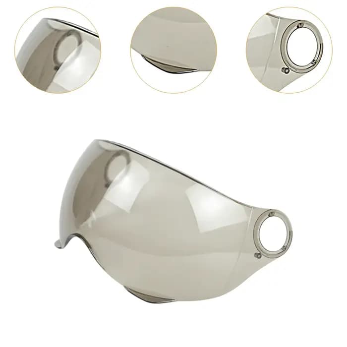 Visière de casque de moto, lentille, accessoires de moto professionnels, vent