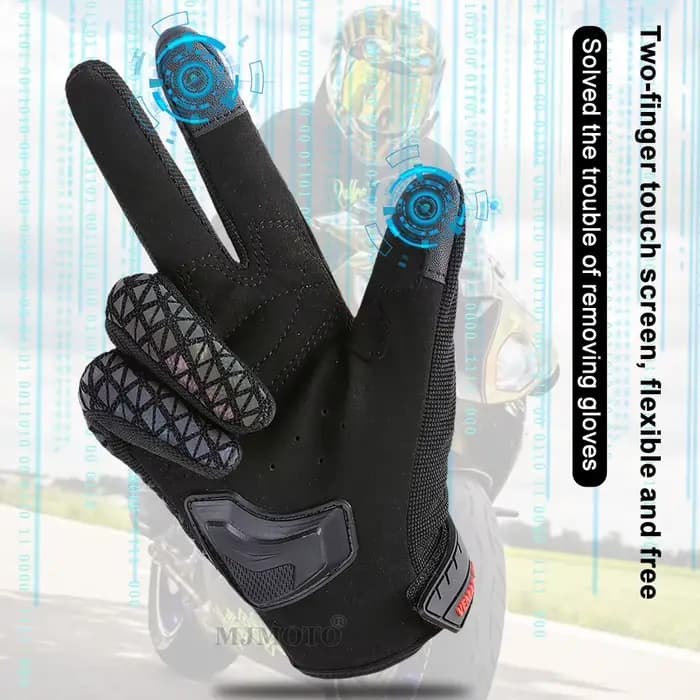 Gants de moto à écran tactile