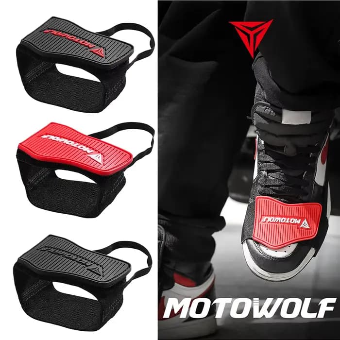 Protecteur de chaussure de levier de vitesse de moto, couvre-chaussures en caoutchouc, coussinet de changement de vitesse de Motocross, couverture de botte de changement de vitesse souple