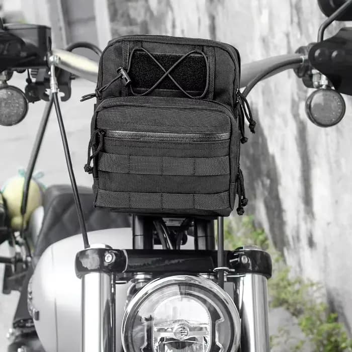 Sacoche de guidon Sissy Bar en T pour moto