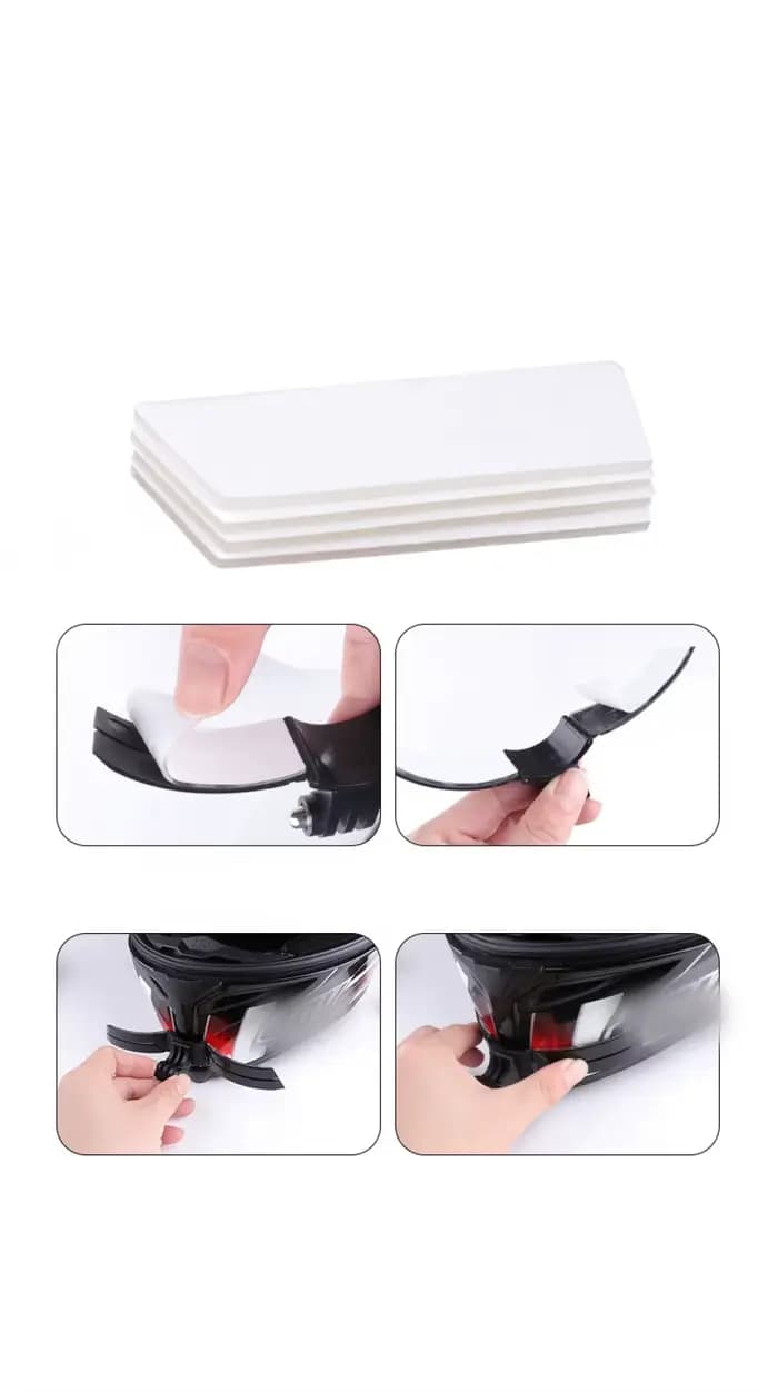 Support de menton pour casque de moto