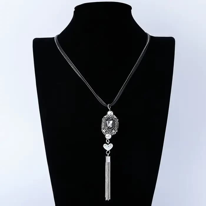 Accessoires populaires pour femmes, pampilles en alliage pour colliers rétro simples, longues chaînes pour pulls
