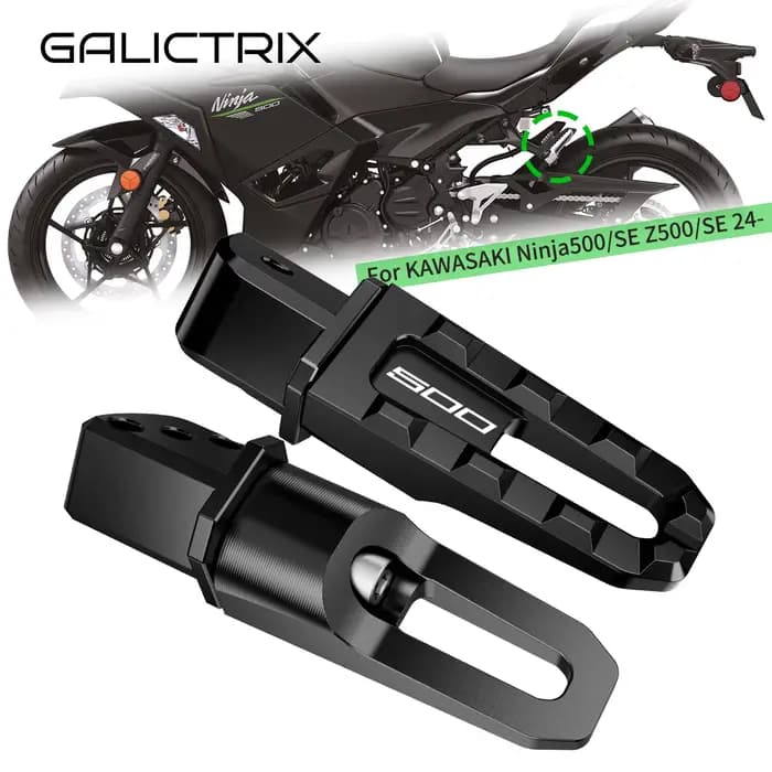Pour Kawasaki NINJA500 Z500 Ninja 500 Z 500 SE 2024 2025 Accessoires Moto Repose-pieds Passager