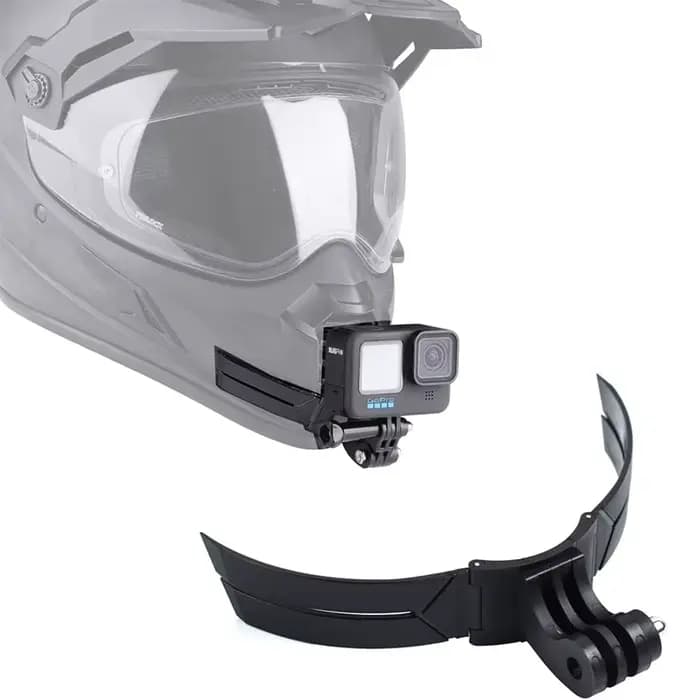 Support de menton pour casque de moto