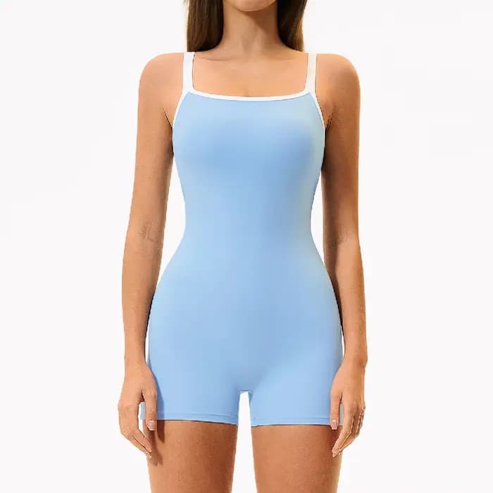 Combinaisons de yoga sans dos, justaucorps de sport fitness avec effet push-up, vêtements de gym sexy, combinaison une pièce pour l'entraînement avec dos élégant
