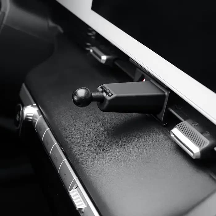Support de téléphone en matériau ABS, accessoires de décoration intérieure automobile, Base de montage à tête sphérique pour Hyundai IONIQ 5 2022 2023 2024 LHD RHD