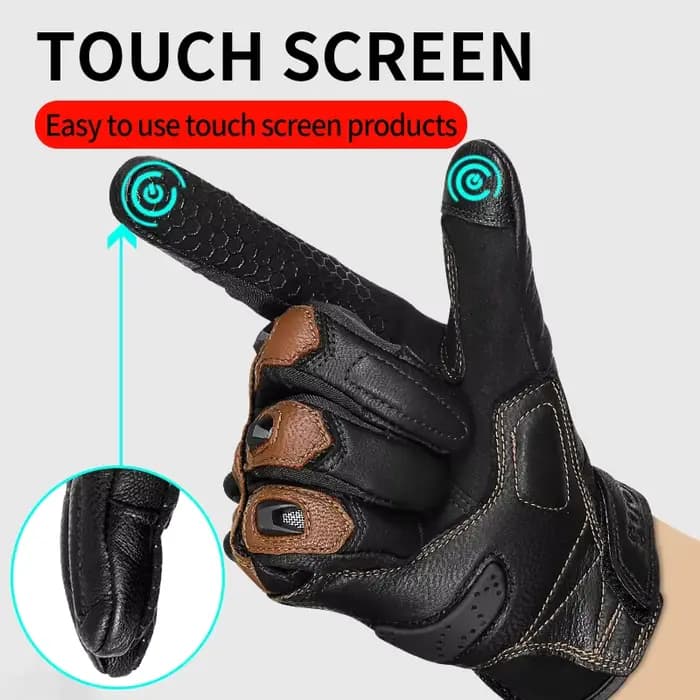 SUOMY SU-15 Cuir Moto Gants Écran Tactile Motocross GufamilMoto Cyclisme Luva MotDynclista