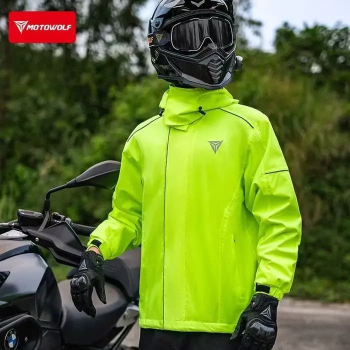 MOTOWOLF moto imperméable ensemble pantalons de pluie costume pour hommes femmes personne seule léger mince