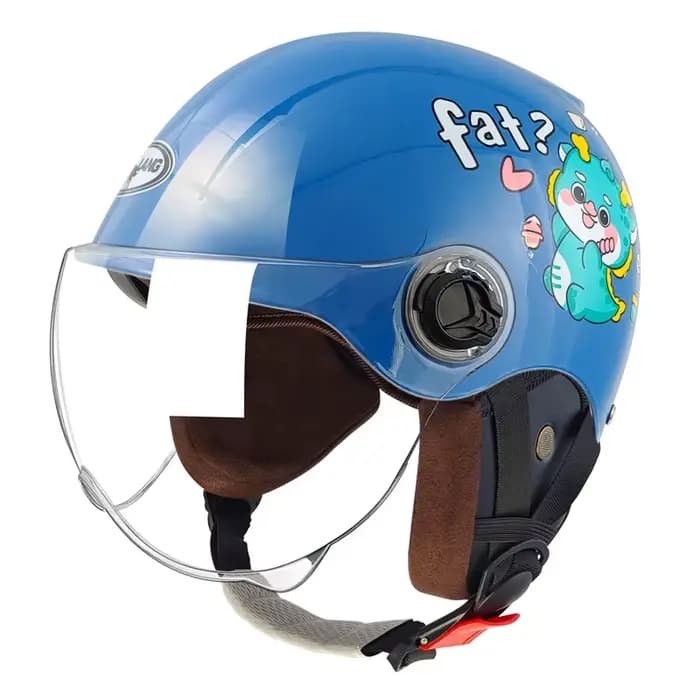 Casque de moto enfant 4-12 ans unisexe sécurité