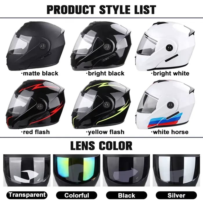 2025 unisexe course motobiker rabattable casques modulaire double lentille moto casque intégral sûr