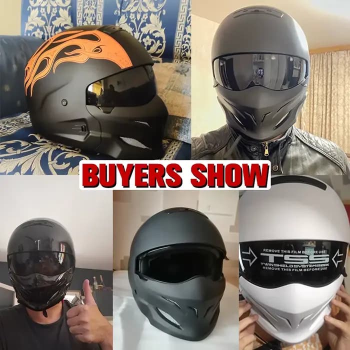 Casque Scorpion rétro pour Moto