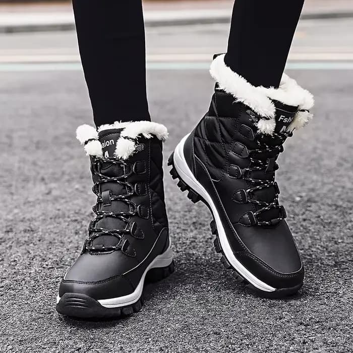 ELUVA femmes bottes d'hiver imperméable anti-dérapant