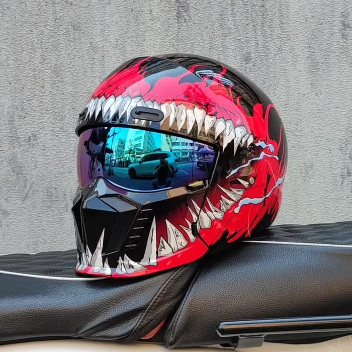 Casque de moto rétro pour hommes et femmes