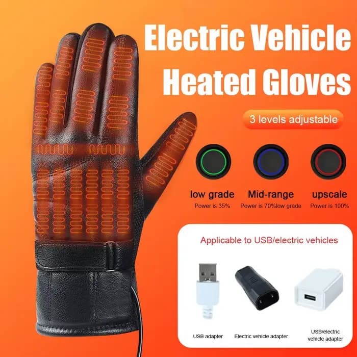 Gants chauffants électriques rechargeables USB