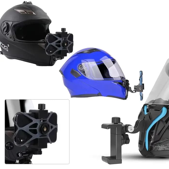 Support de téléphone pour casque de moto