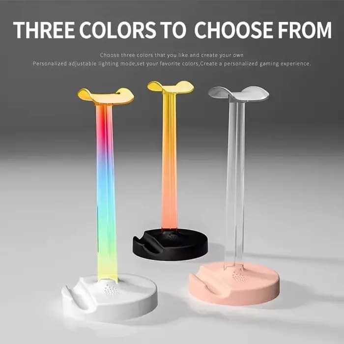 Support de casque de jeu RGB, support de casque de jeu avec Port USB, Mode couleur Multiple, cintre d'écouteurs pour les joueurs de bureau