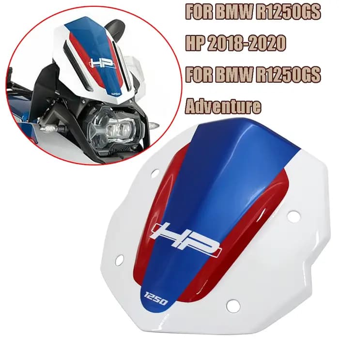 Déflecteur de vent de flux d'air de pare-brise avant de moto