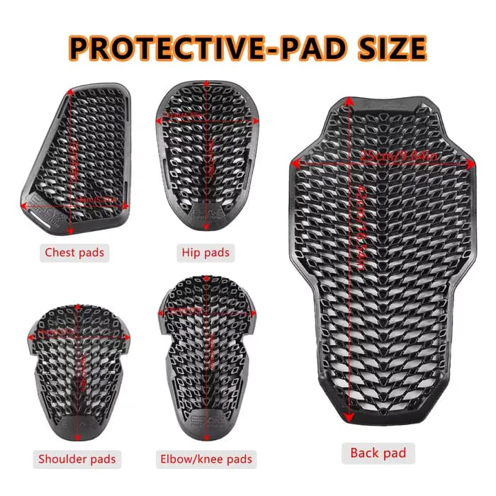 Protection de moto antichoc CE Niveau 2 : protections dorsales