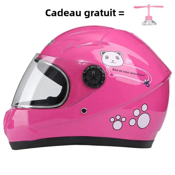 Casque de moto pour enfants de 3 à 9 ans