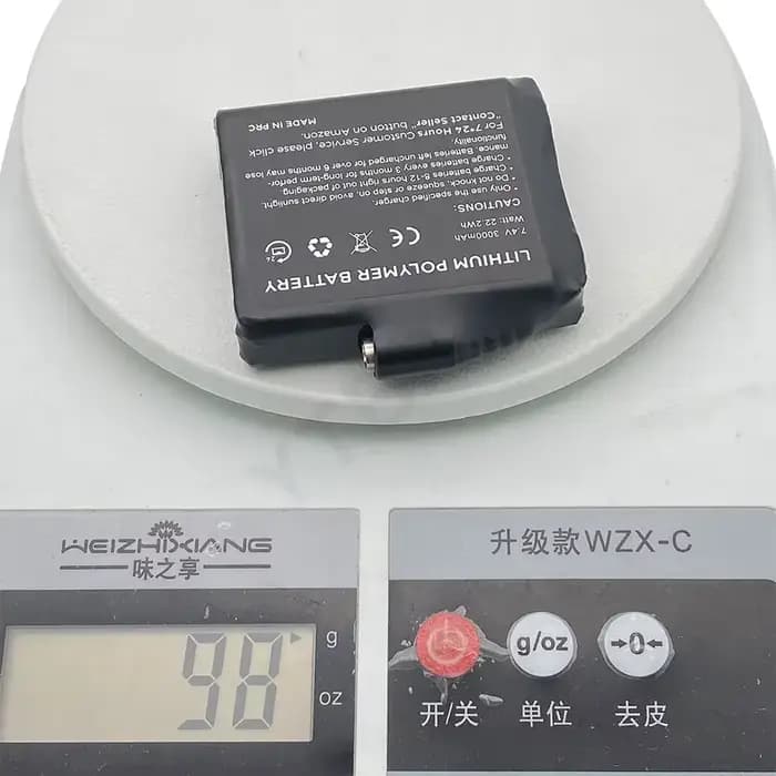 Batterie de gants chauffants 7.4V 3000mah