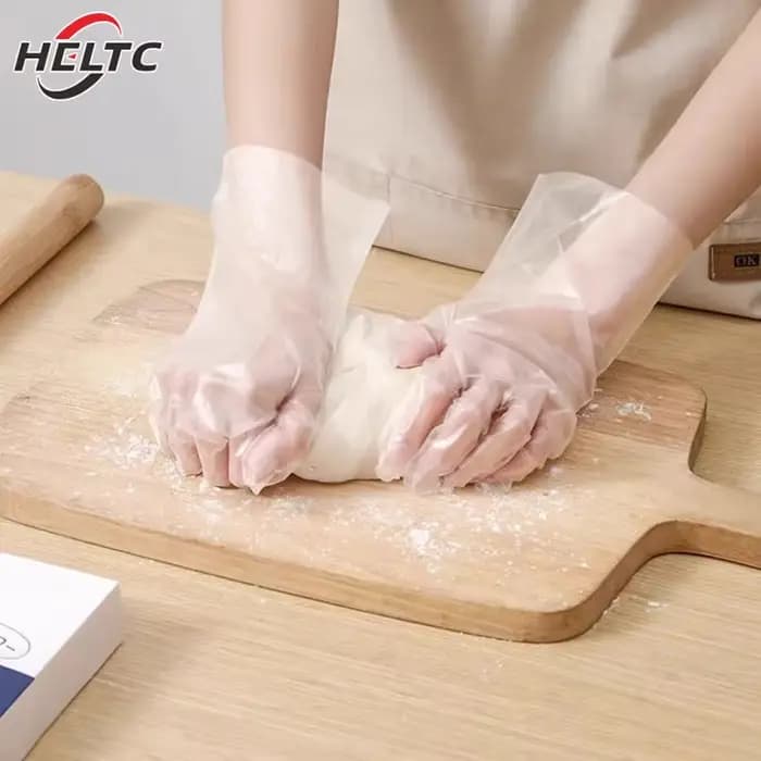 Gants de poulet transparents en TPE sans latex, coordonnants, acide, sécurité au travail, qualité alimentaire, ménage, livres, 100 pièces
