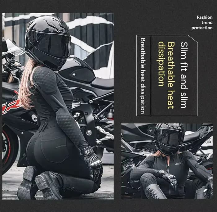Veste de moto intégrale pour femme